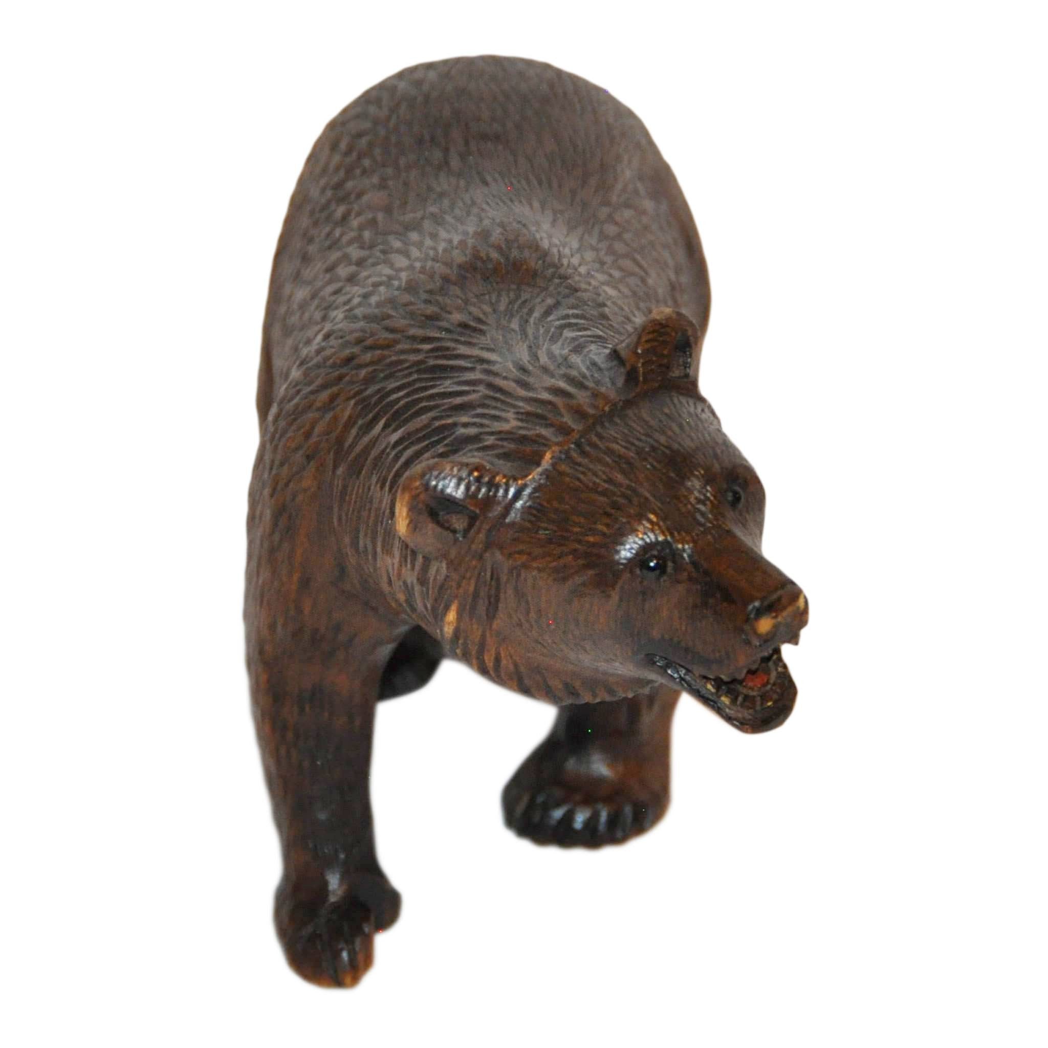 Carved Black Forest Bear - Ski Country Antiques & Home