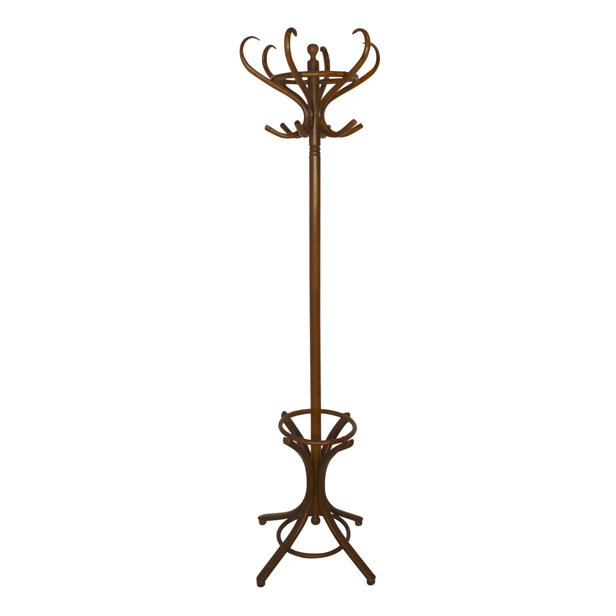 Rotating Bentwood Hall Tree - Ski Country Antiques & Home