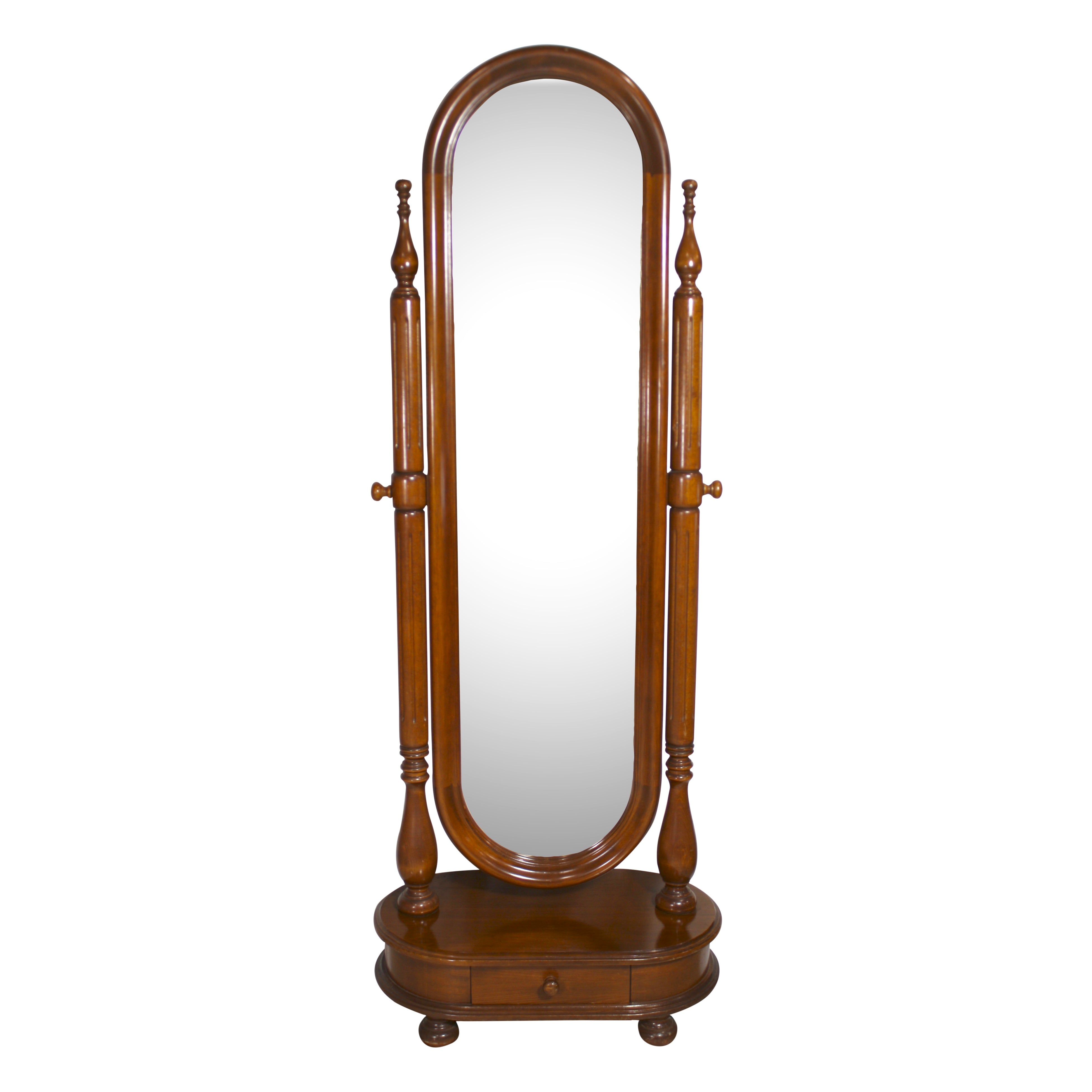 oval dressing mirror