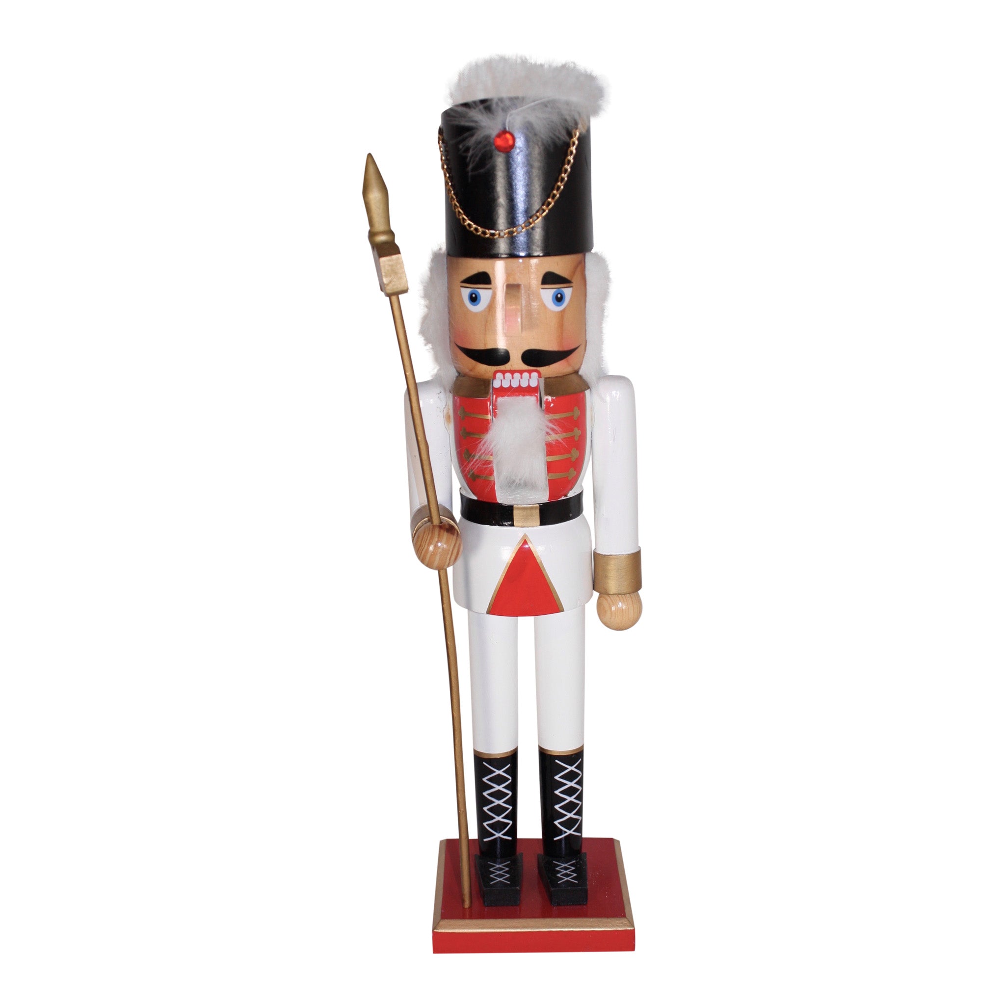 German Wooden Nutcracker Guard - Ski Country Antiques & Home