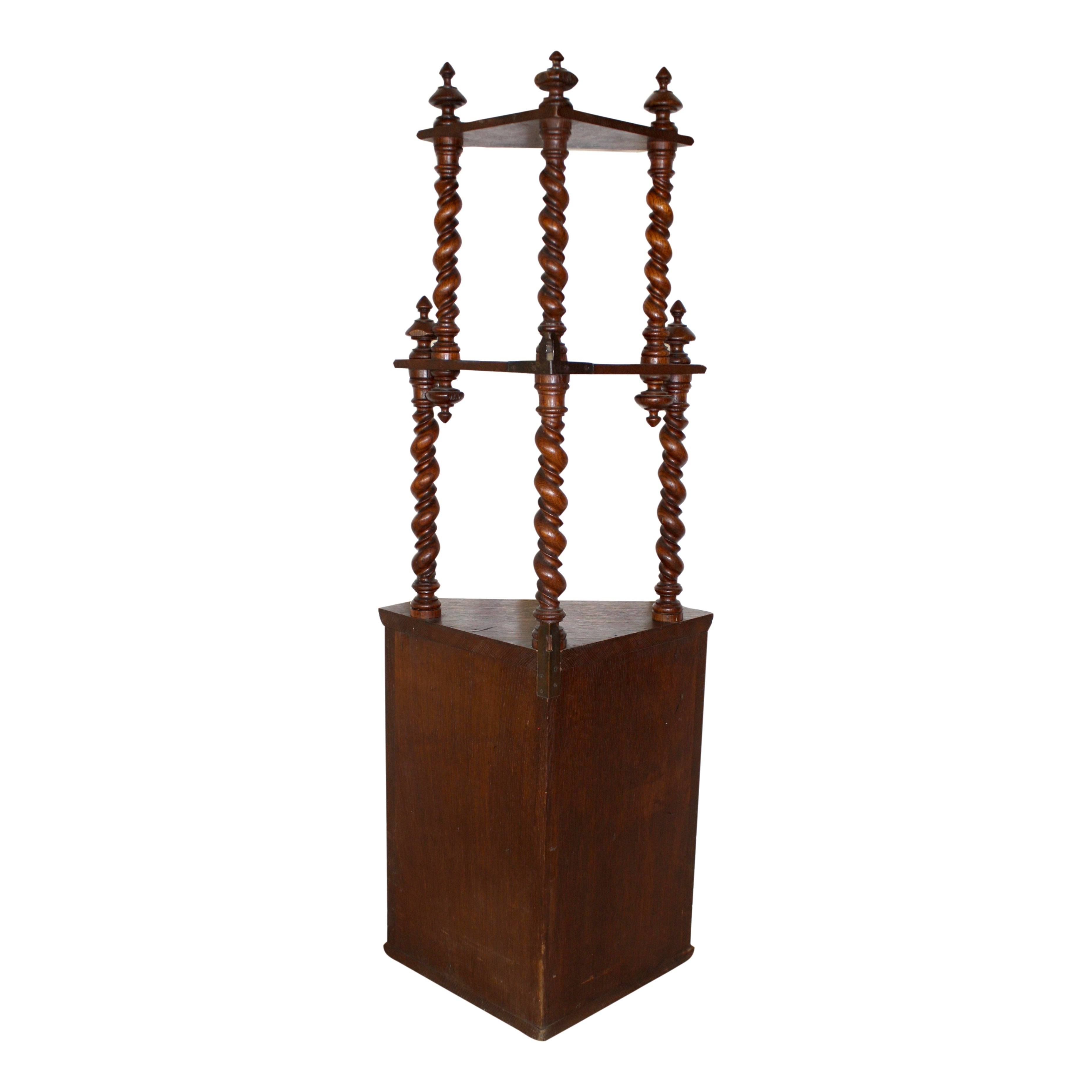 Hanging Corner Etagere With Lower Cabinet Ski Country Antiques