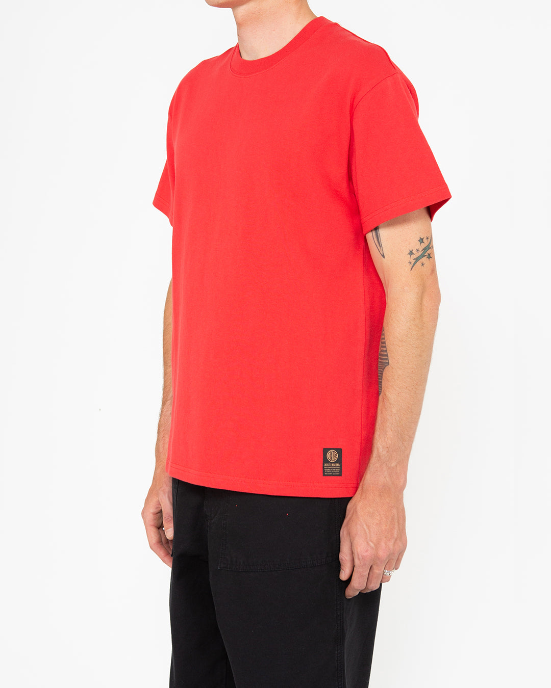 Plain Military Tee - Rocco Red