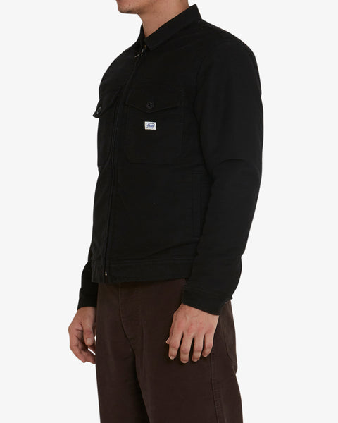 Moleskin Work Jacket - Black -