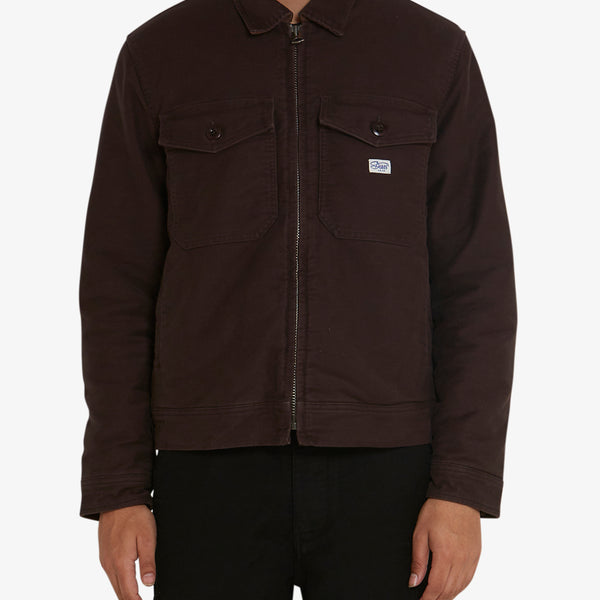 Moleskin Work Jacket - Choc Brown -