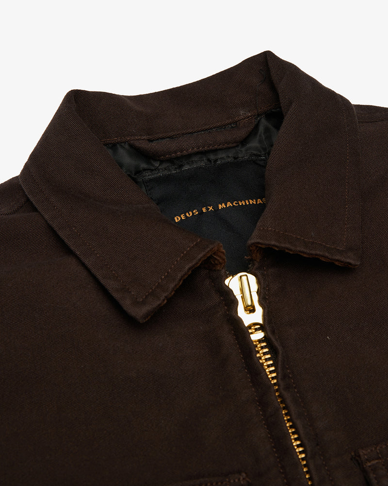 Moleskin Work Jacket - Choc Brown -