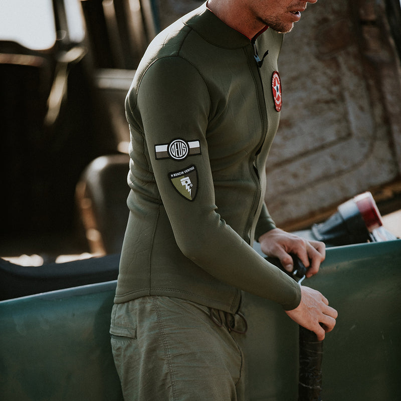 Hover Long Sleeve Wetsuit - Olive -