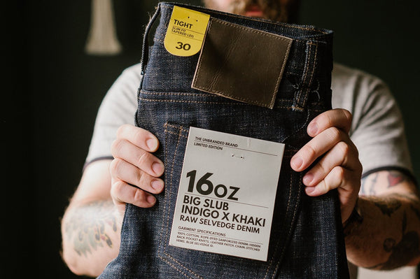 Fade Progress on The Unbranded Brand - Big Slub Indigo x Khaki | James Dant