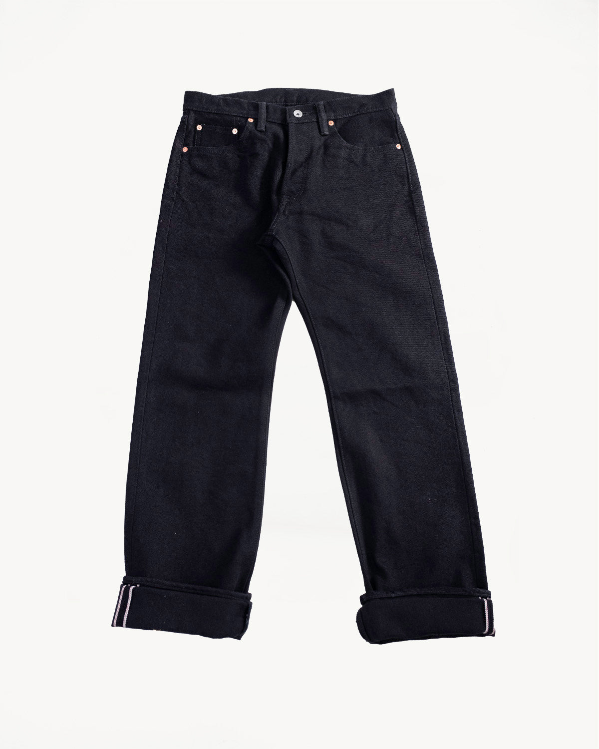 FLARED FIT CARGO JEANS - Blue