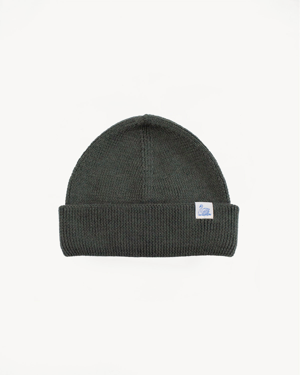 MWBN05.46 - Ribbed Structure Watch Cap Merino Wool - Grass | James Dant