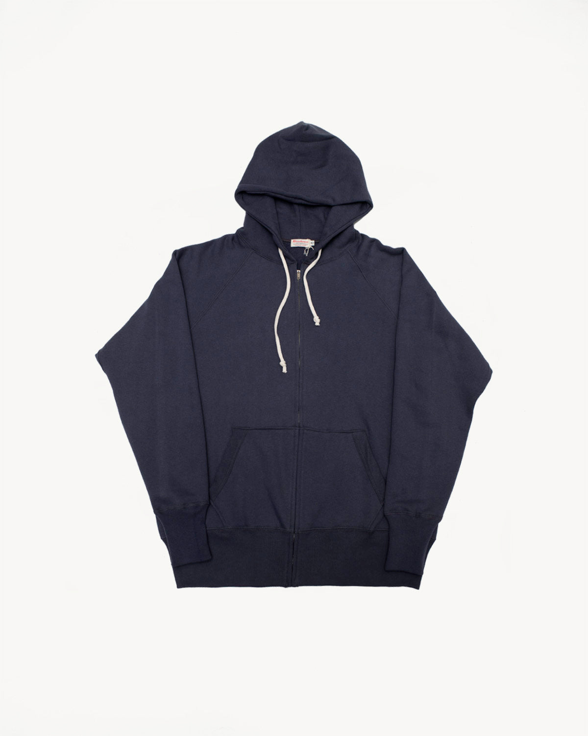 MAISON KINEMA  Loopwheel zip hoodie  黒キネマ