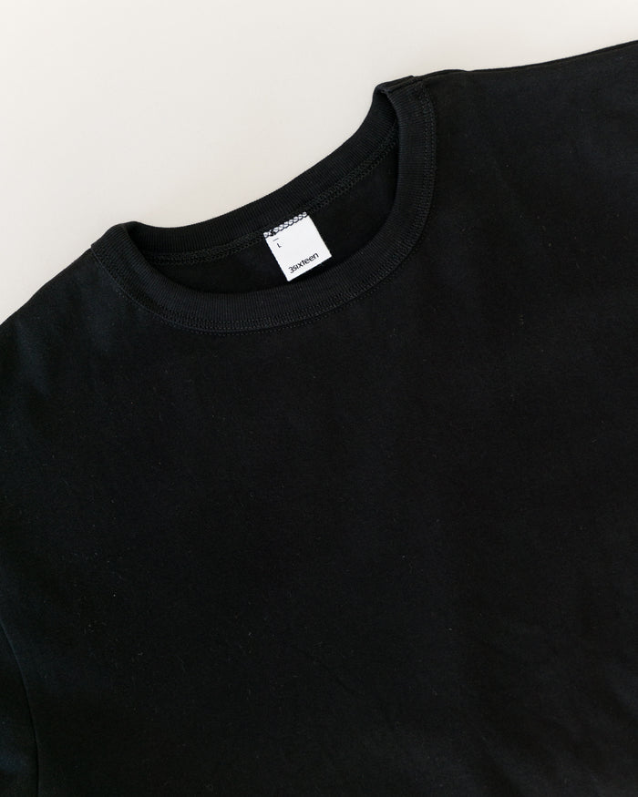 Heavyweight Pocket T-Shirt - Black | James Dant