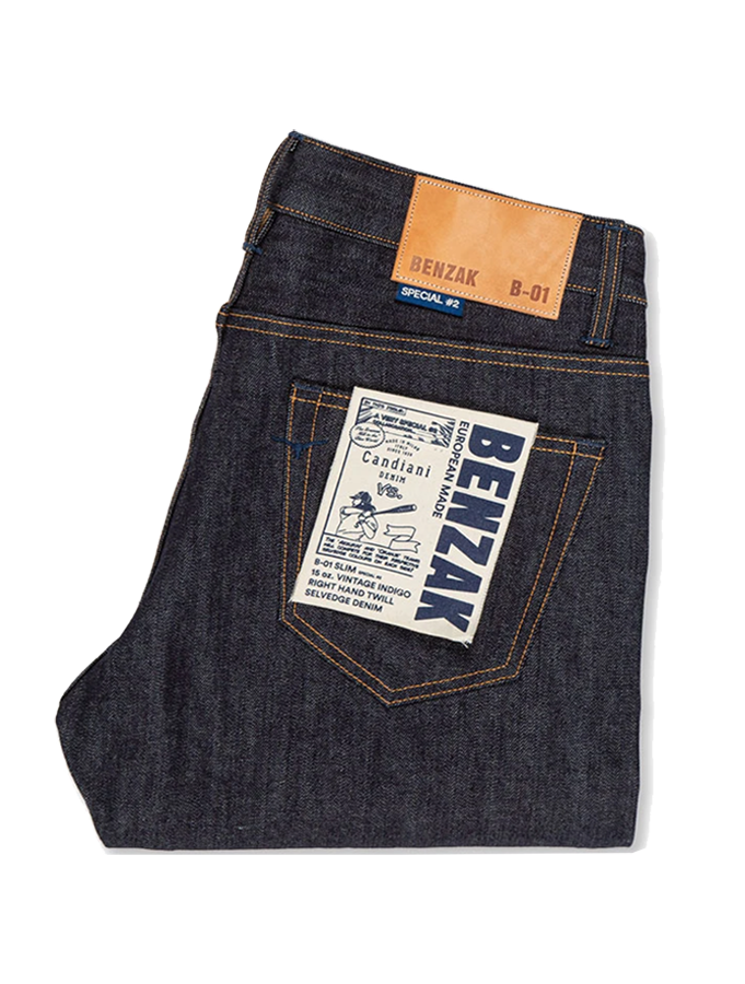 S5000BKII - 17oz Zero-Black II Slubby Selvedge Denim - Straight