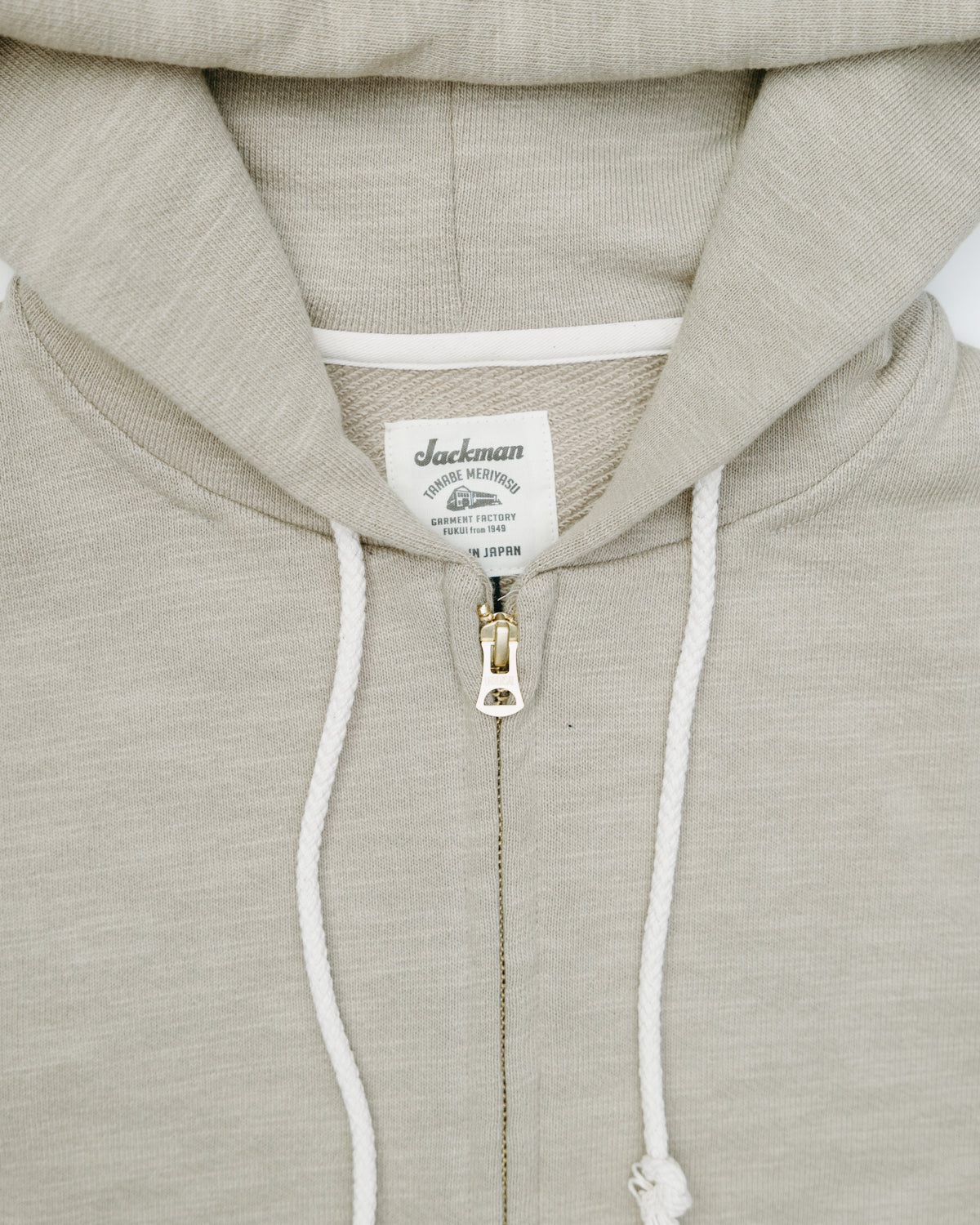 GG Sweat Zipper Parka - 213 Butter | James Dant