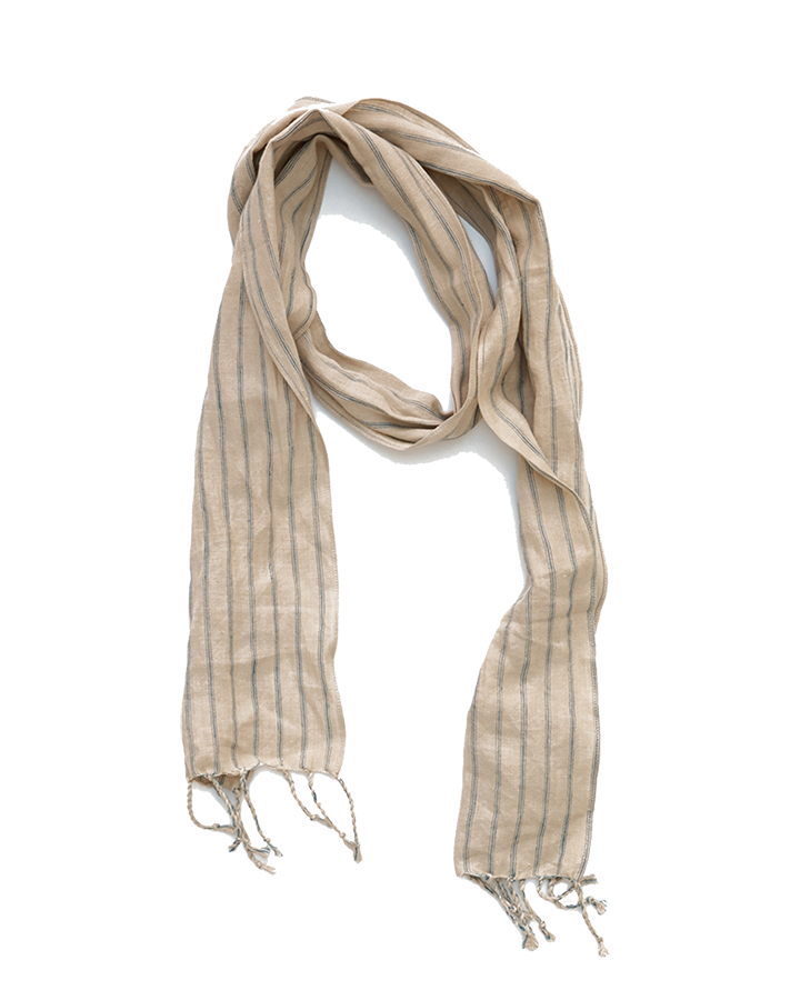 natural linen scarf