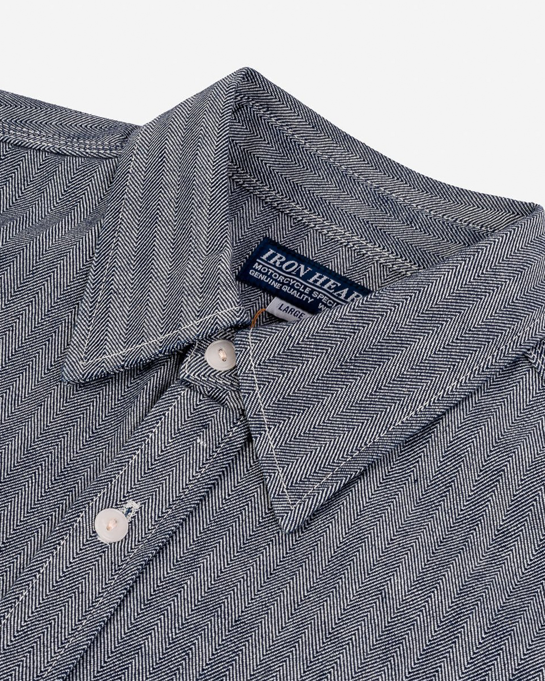 iron heart hickory stripe shirt