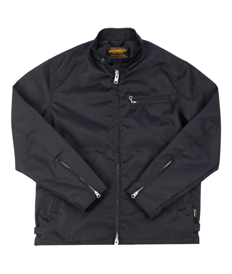 IHM-36-BLK-NP - Quilt Lined Nylon Jacket - Black | James Dant