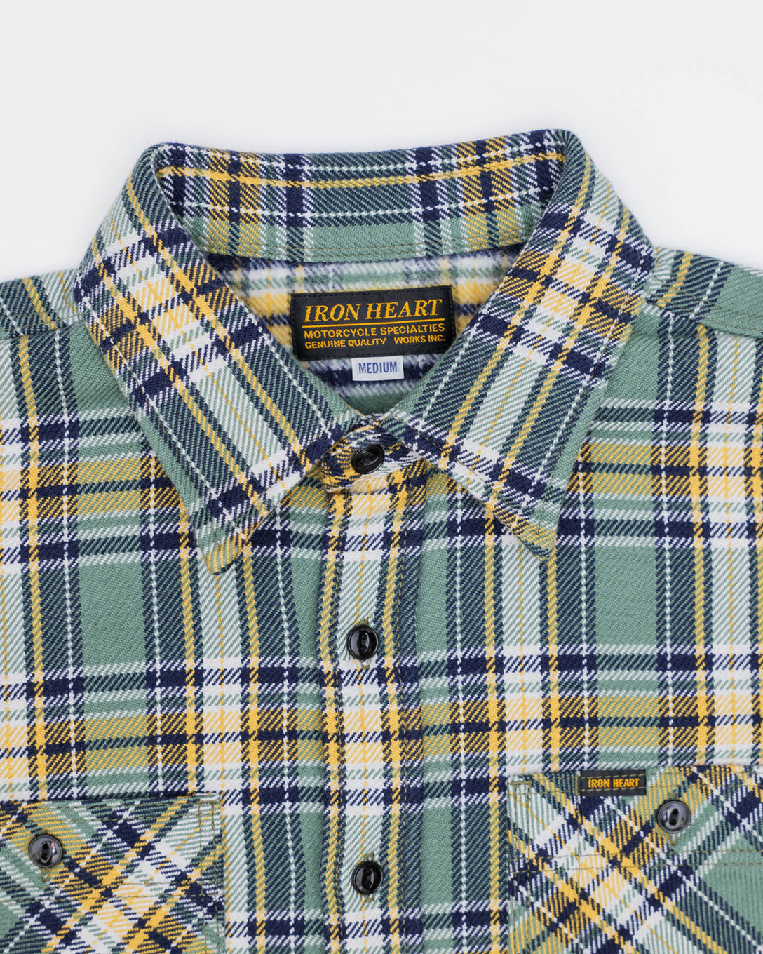 hyakki Flannel Checksh green | gulatilaw.com