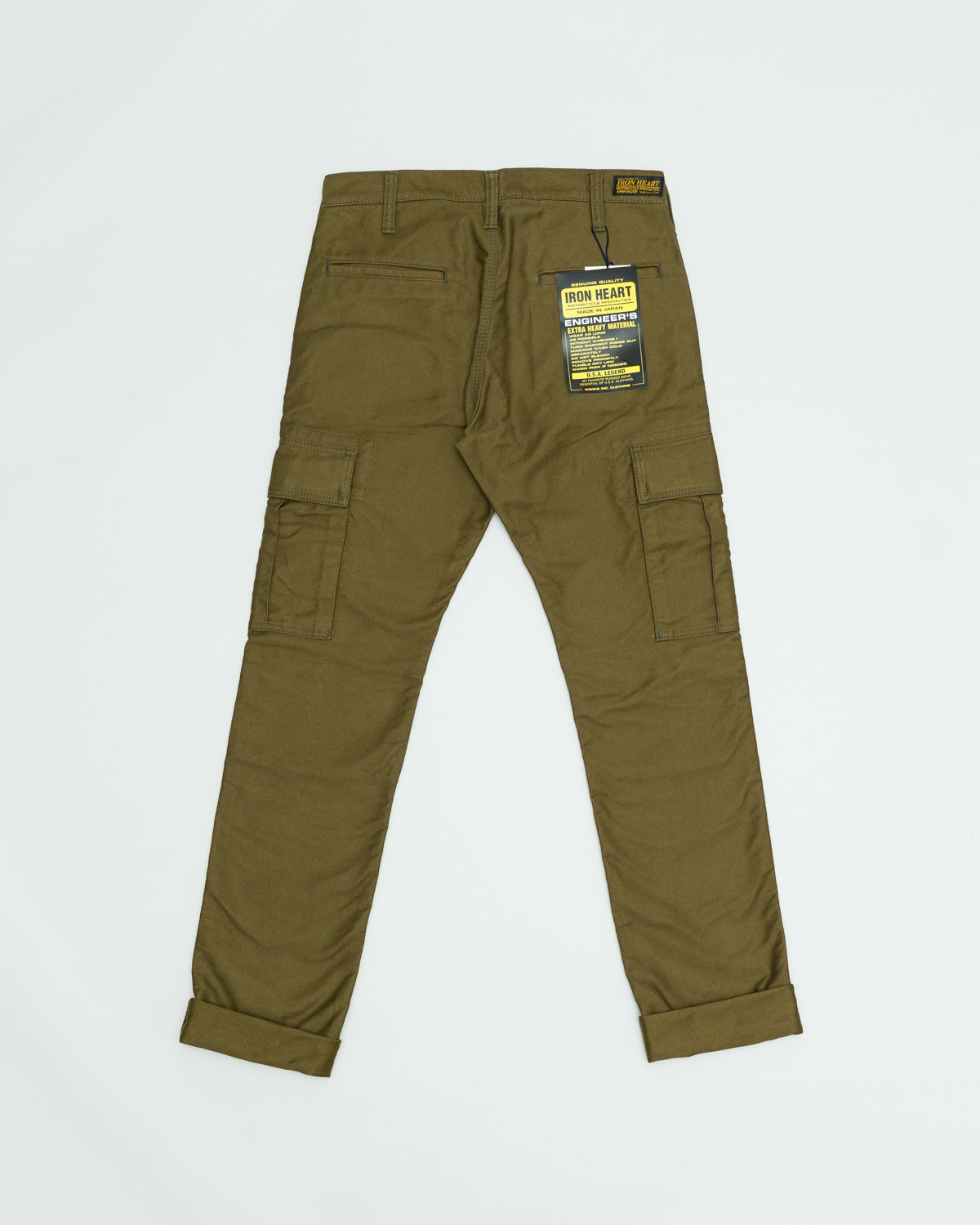 IH-720-KHA - 11oz Cotton Whipcord Work Pants - Khaki | James Dant