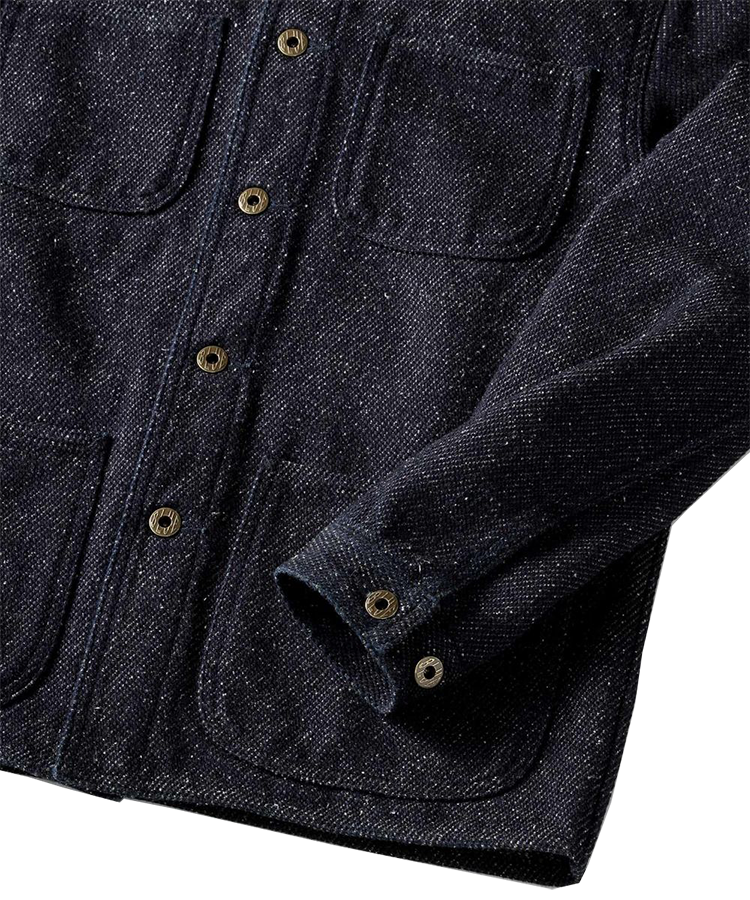 保存版】 JARDINIERE 上品 DENIM TWEED TWEED SMOCK - fullgauge.com