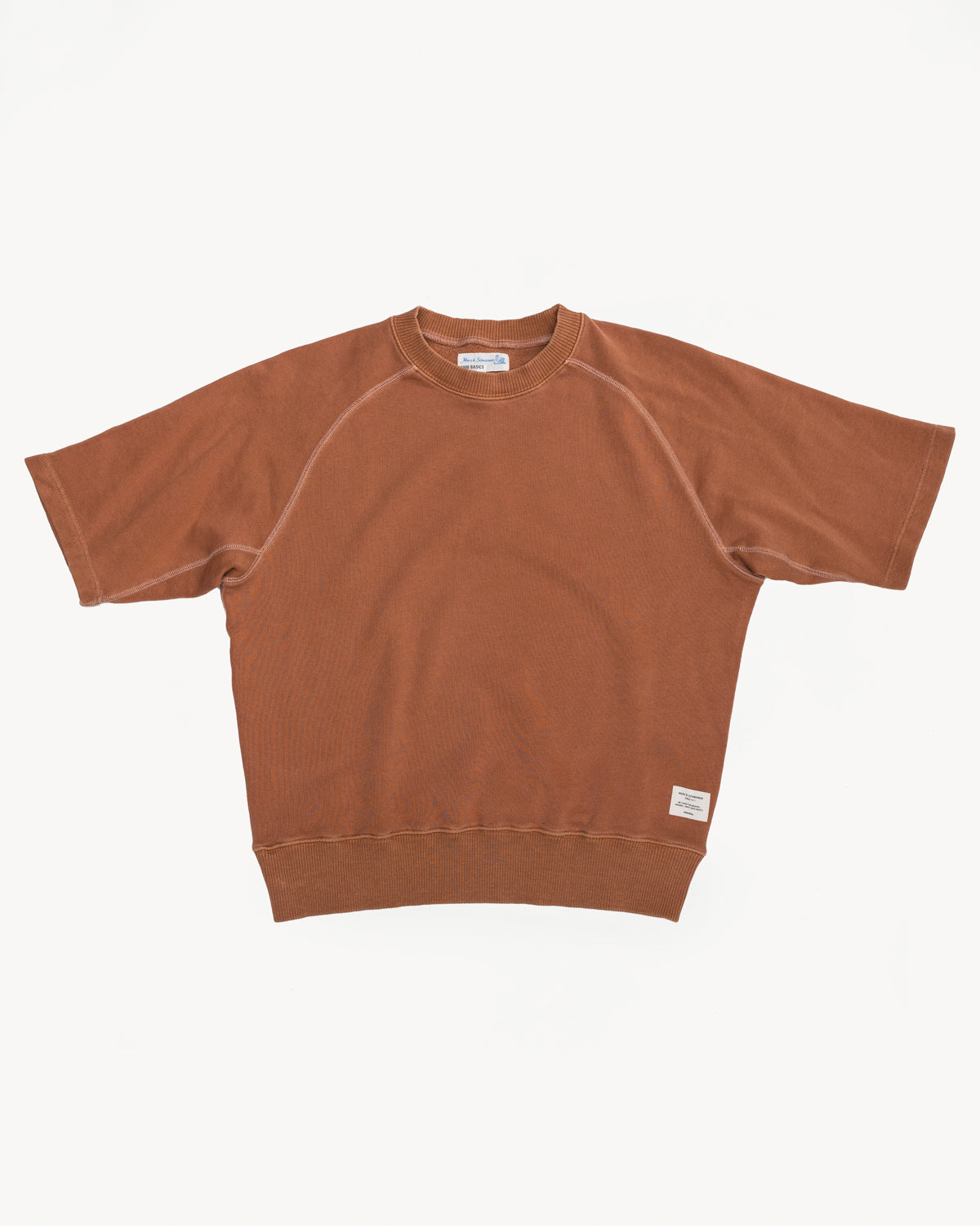 2S18.13 - 13.4oz Loopwheeled Heavy LS T-Shirt Relaxed Fit - Tan