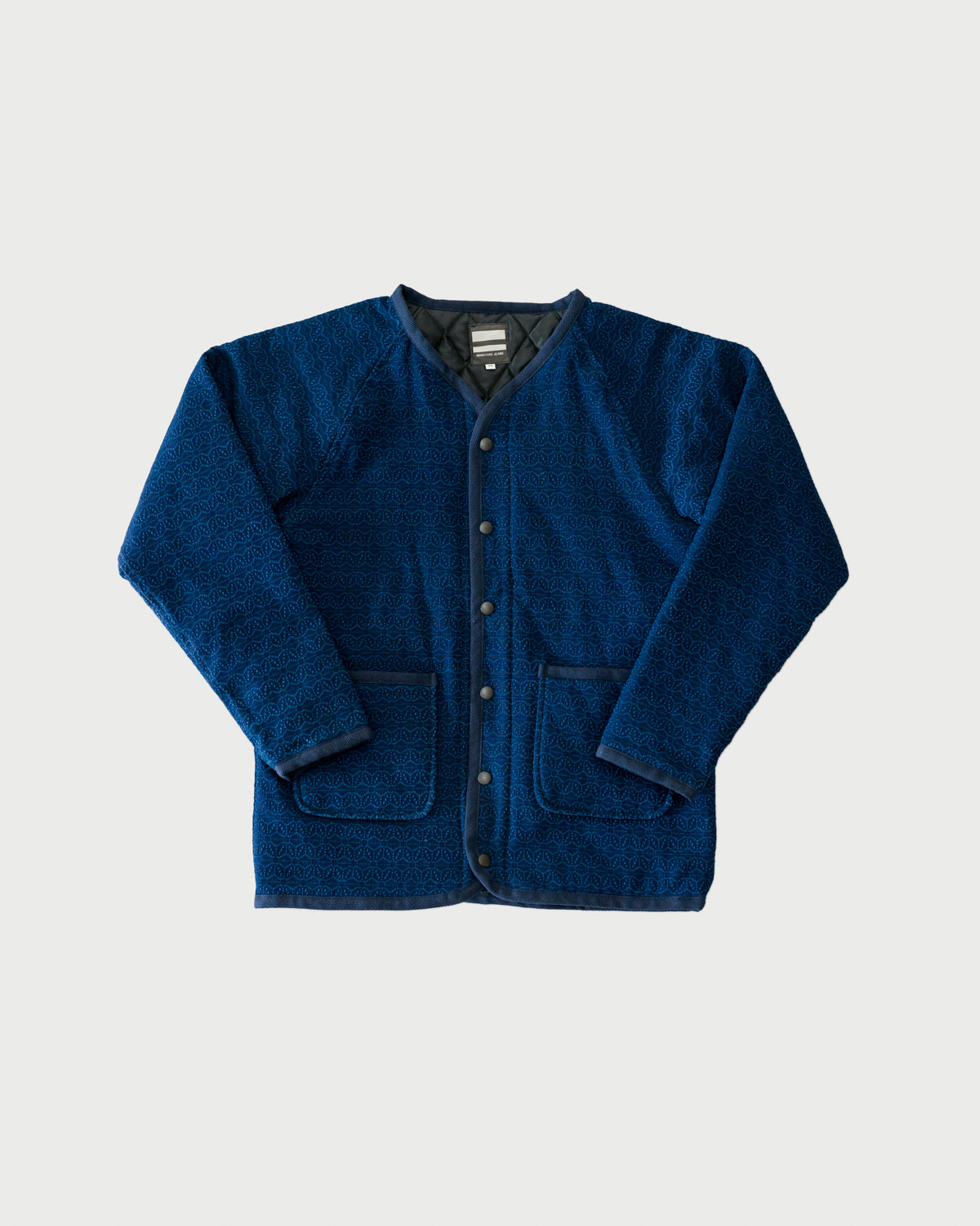 MJK1050M23 - Sashiko Type II Modified Jacket - Indigo | James Dant