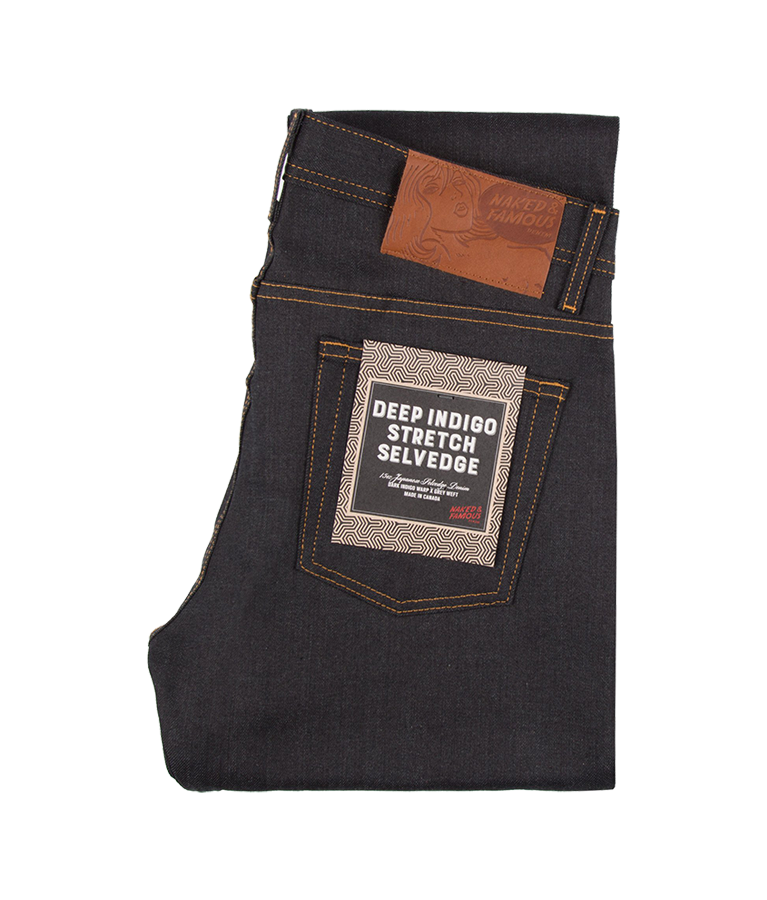 14.5oz - Dirty Fade Indigo Selvedge - Weird Guy | James Dant