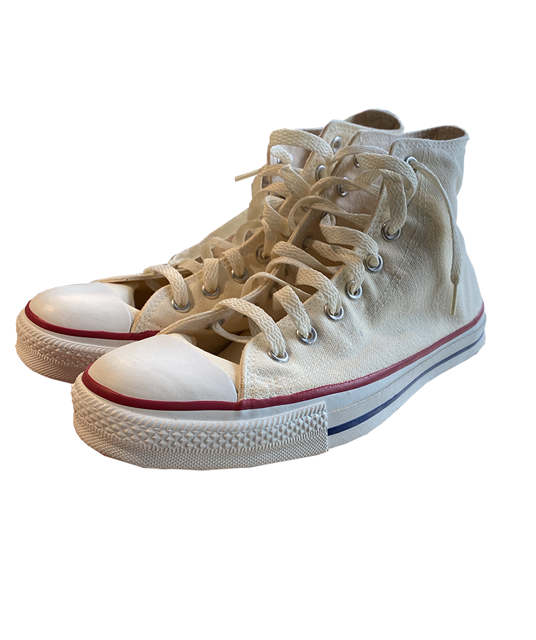 old white converse