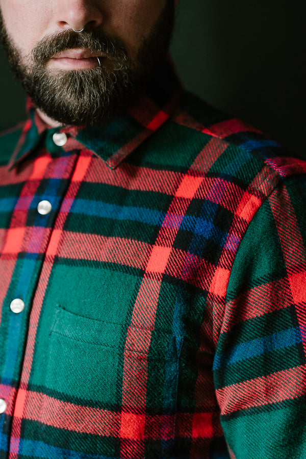 Winter Blanket Flannel - Arcade Red