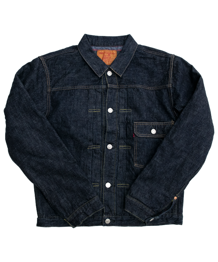 Wool Lined Type I Jacket - Rinsed Indigo | James Dant