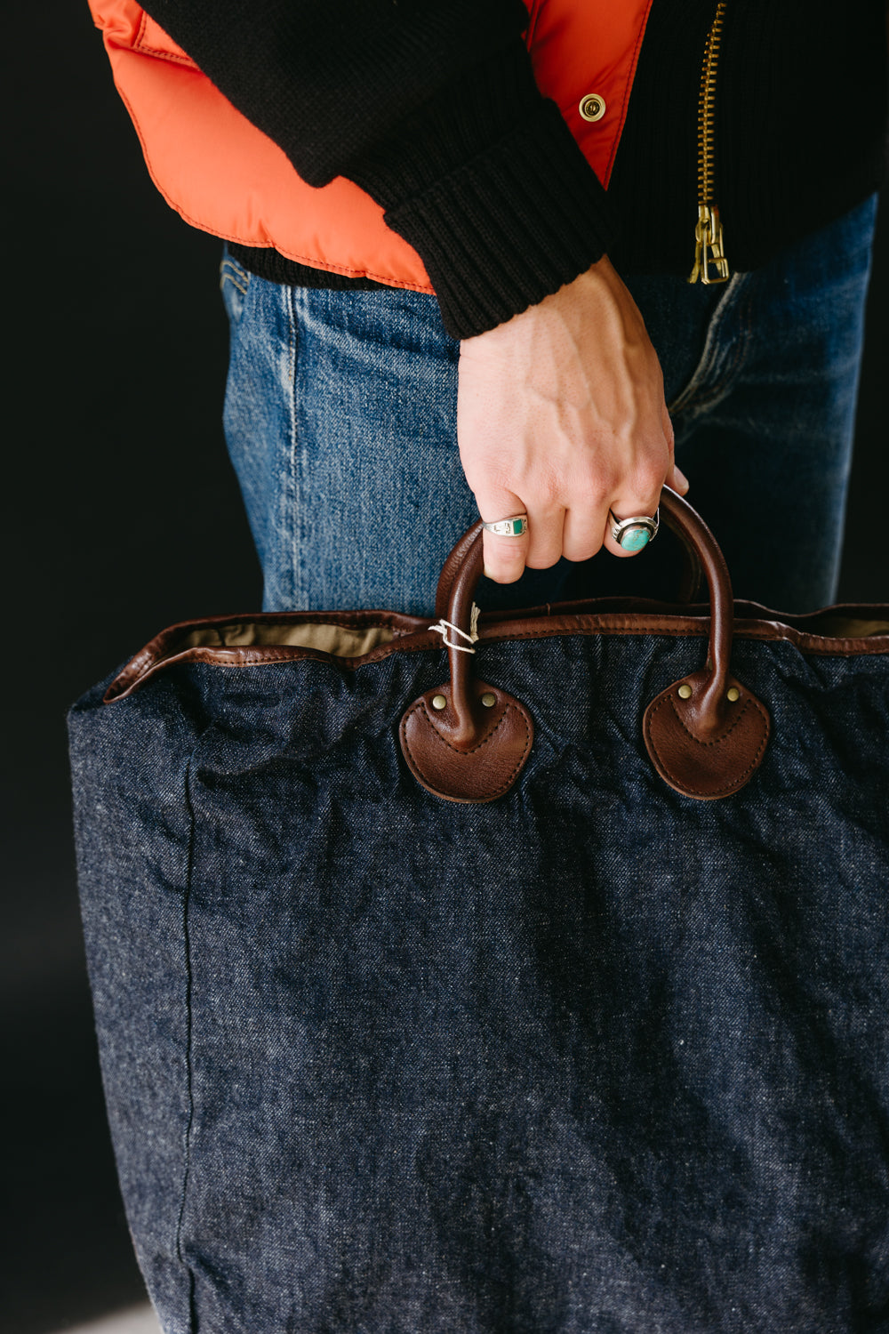 Lot 5230 - Denim Tote Bag - Indigo | James Dant