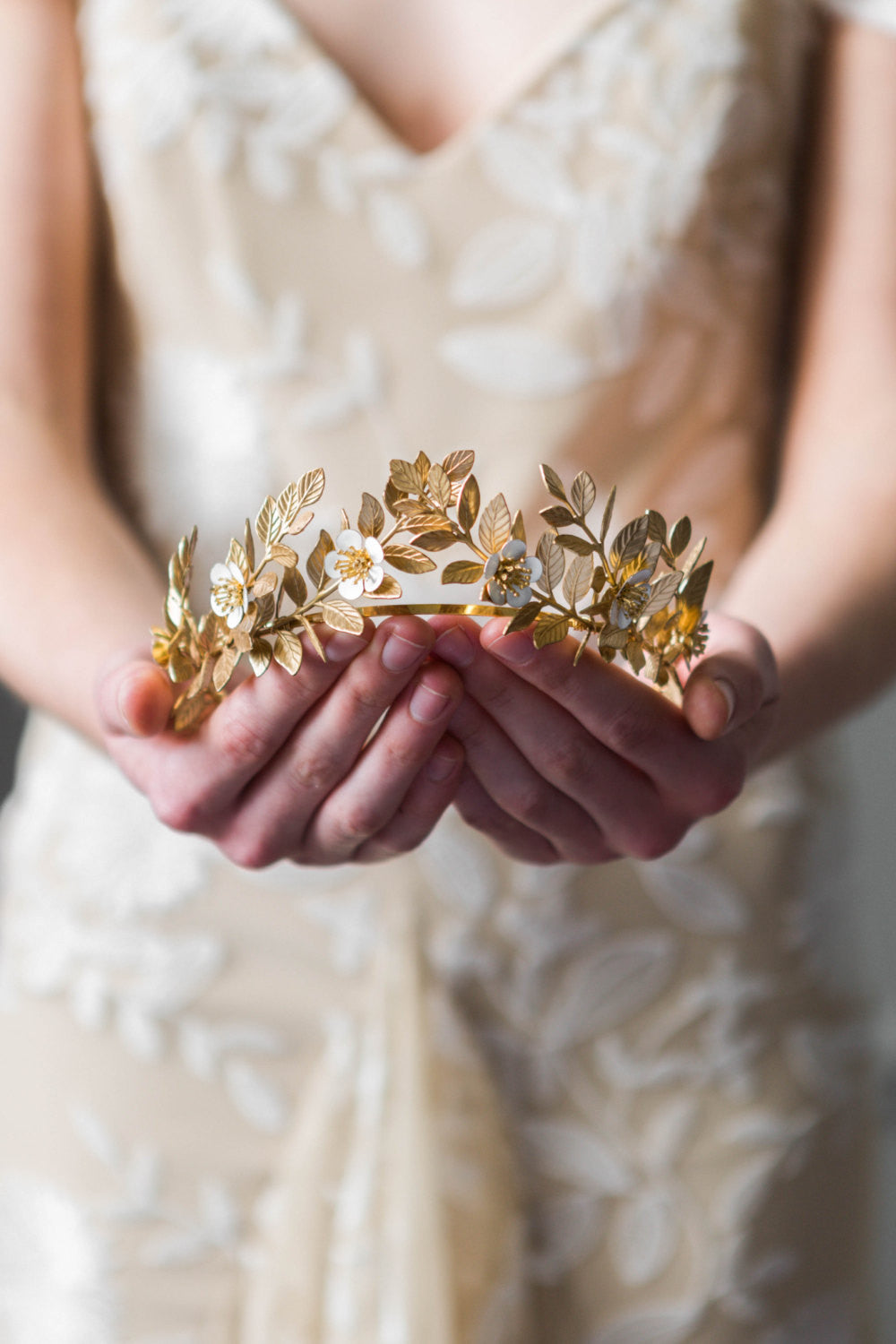 leaf flower crown