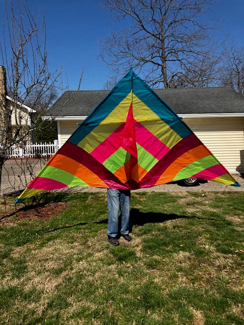 12 foot Delta in Neon shipping included. – Sun Oak Kites