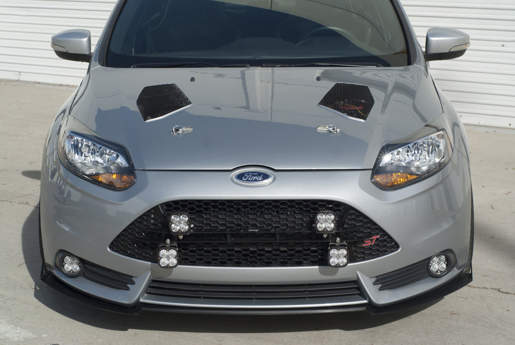 20132014 Ford Focus ST 3Piece Front Splitter [FOP3LFSP01] Rally