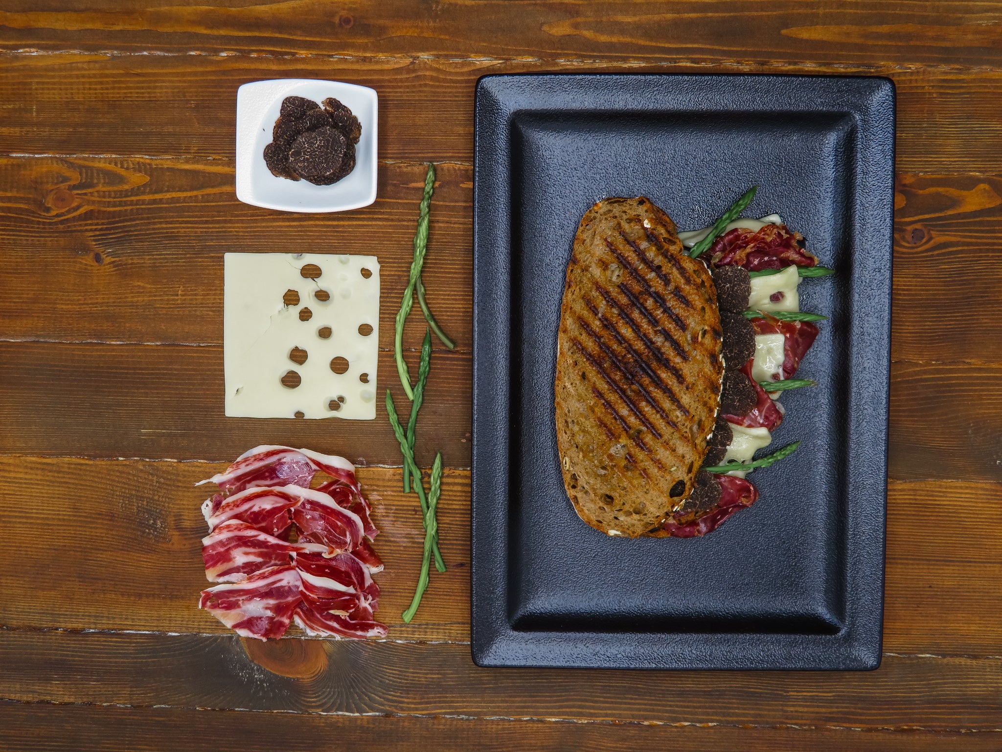 Sandwich emmental, jabugo