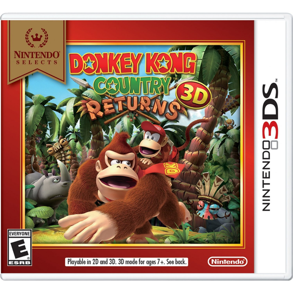 donkey kong country returns wii vs 3ds