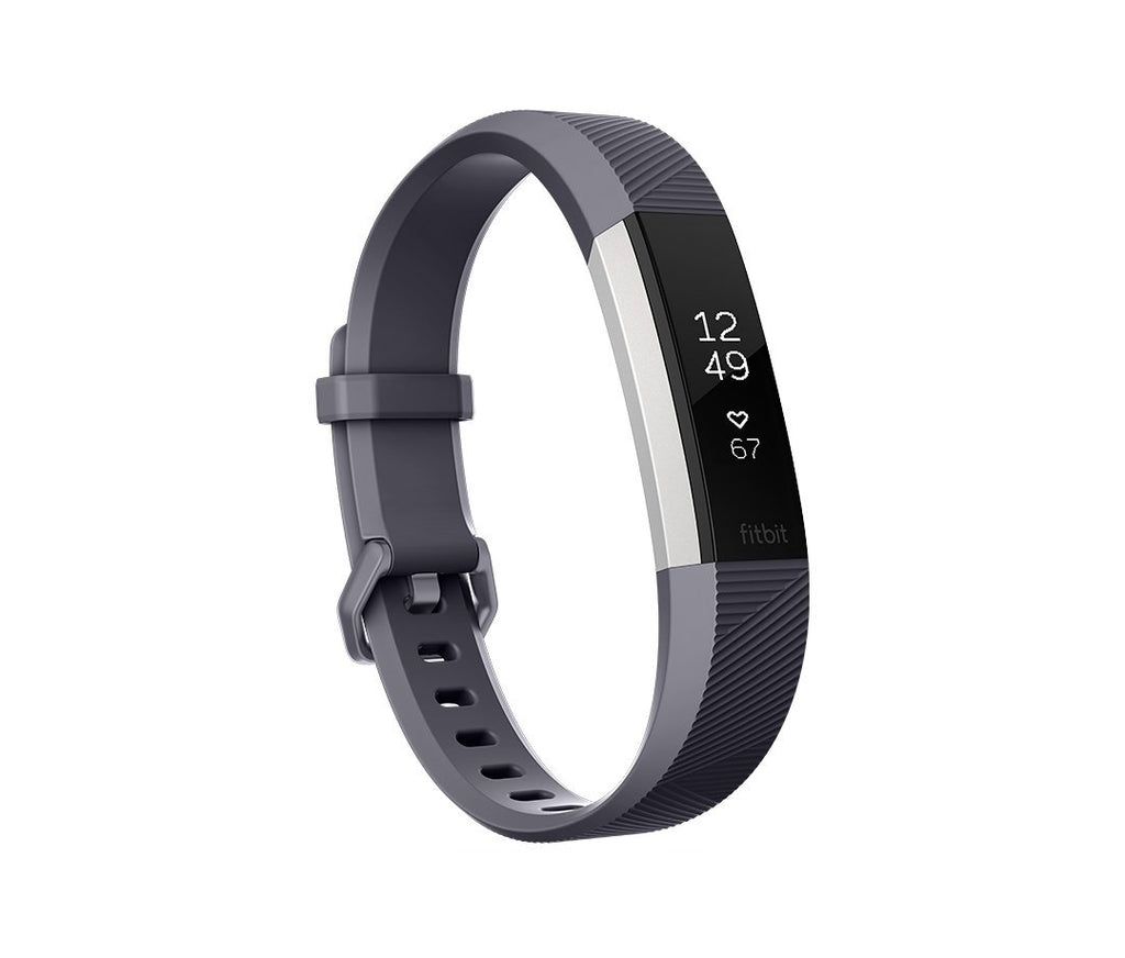 FITBIT ALTA HR BLUE GRAY SILVER - LARGE 