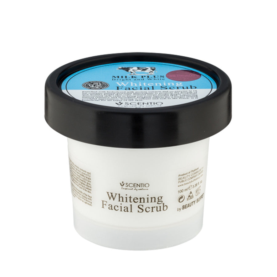 Scentio Milk Plus Whitening Q10 Facial Scrub 100ml – Smoochiezz
