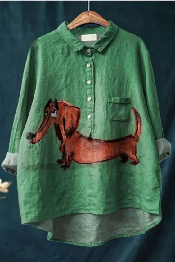 Chemise Légère Stine au Motif Unique