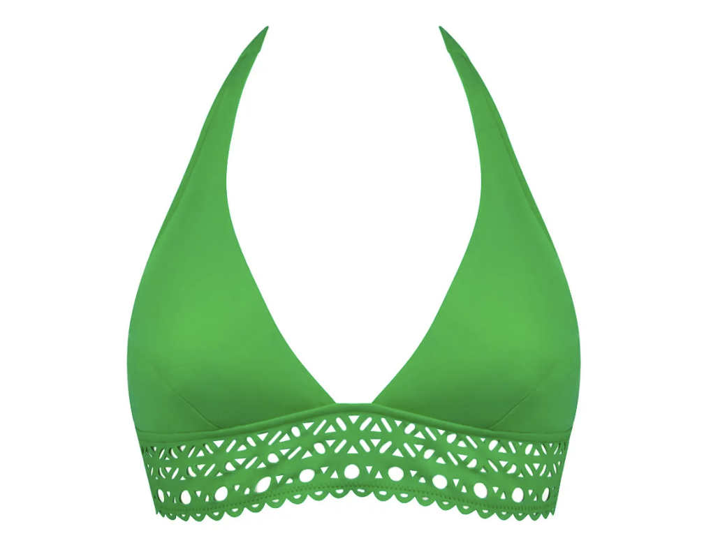 Lise Charmel 'Ajourage Couture' (Green) Halterneck Triangle Bikini Bra ...