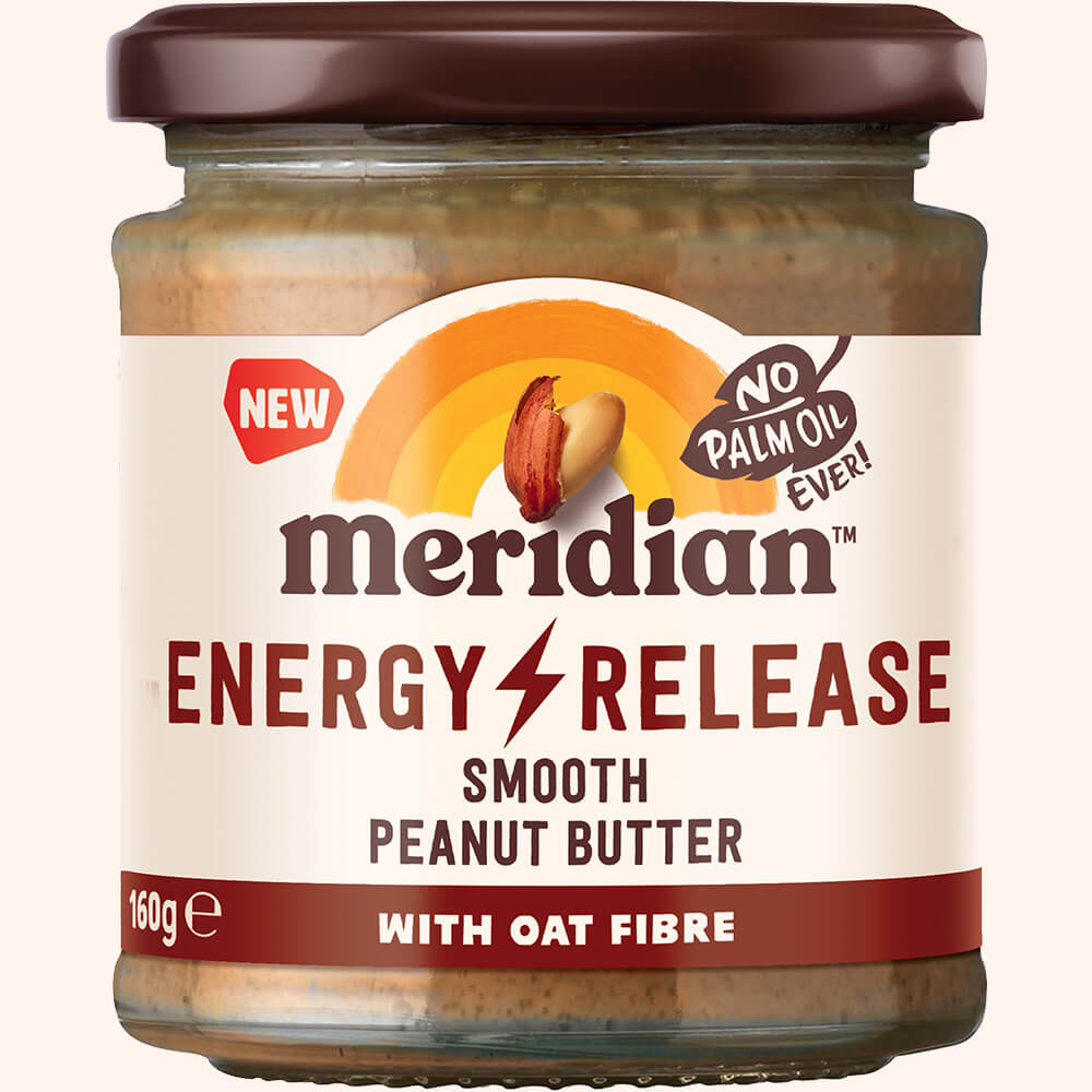 An image of Meridian Energy Release Smooth Peanut Butter 160g Jar