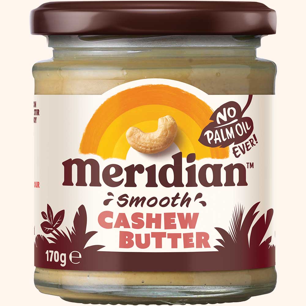 An image of Meridian Smooth Cashew Butter 170g Jar