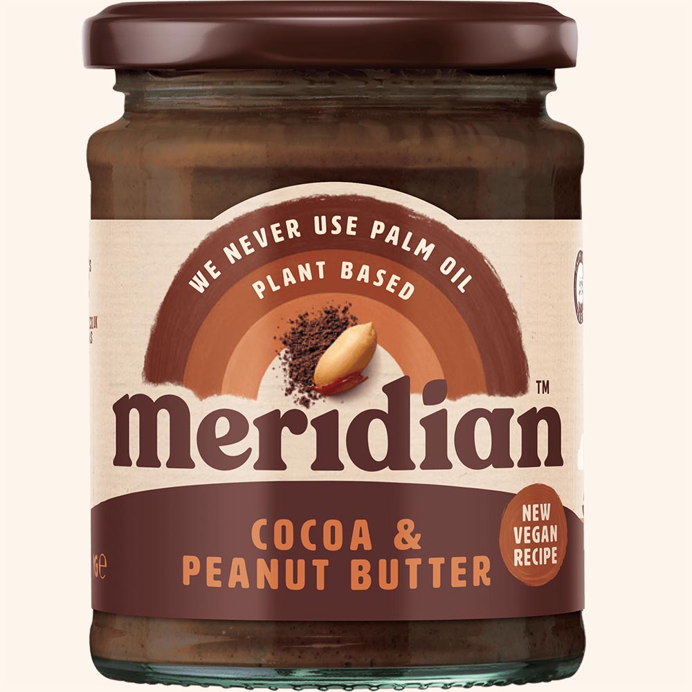 An image of Meridian Cocoa & Peanut Nut Butter 280g Jar