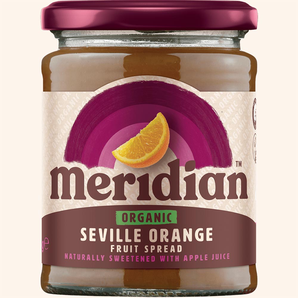 An image of Meridian Organic Seville Orange Fruit Spread 284g Jar