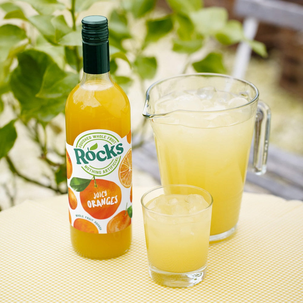 An image of Rocks Orange Squash 740ml Bottle