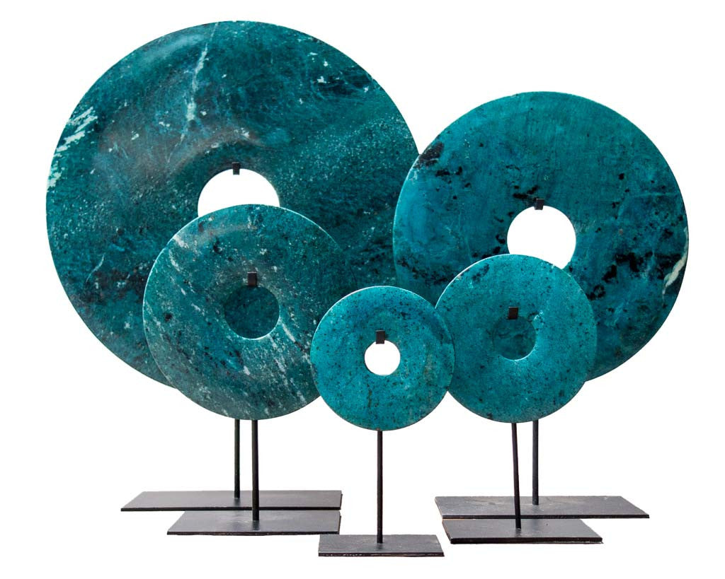 turquoise objects