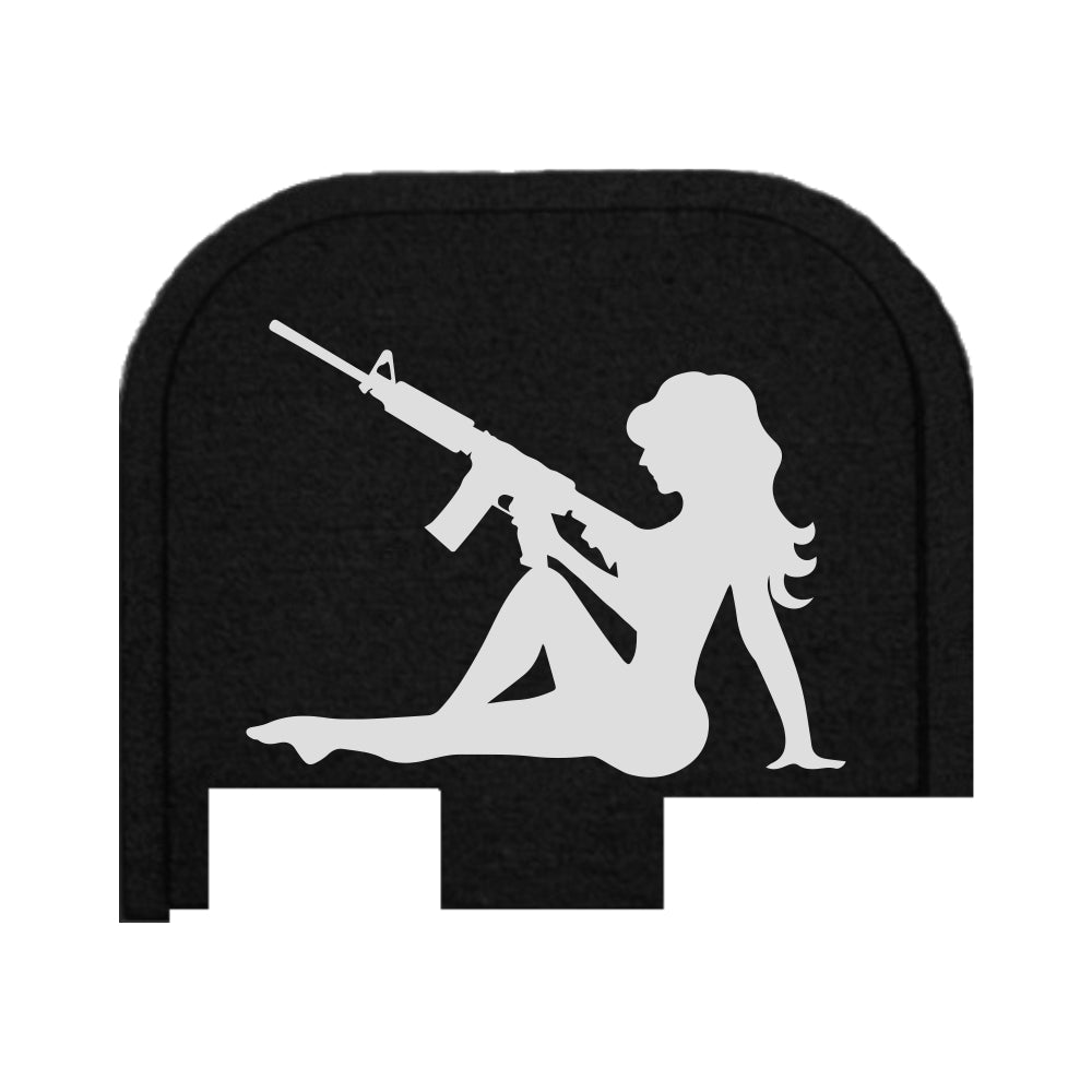 rear-slide-cover-plate-butt-plate-for-glock-43-g43-9mm-only-by-bastion-trucker-girl-with-gn