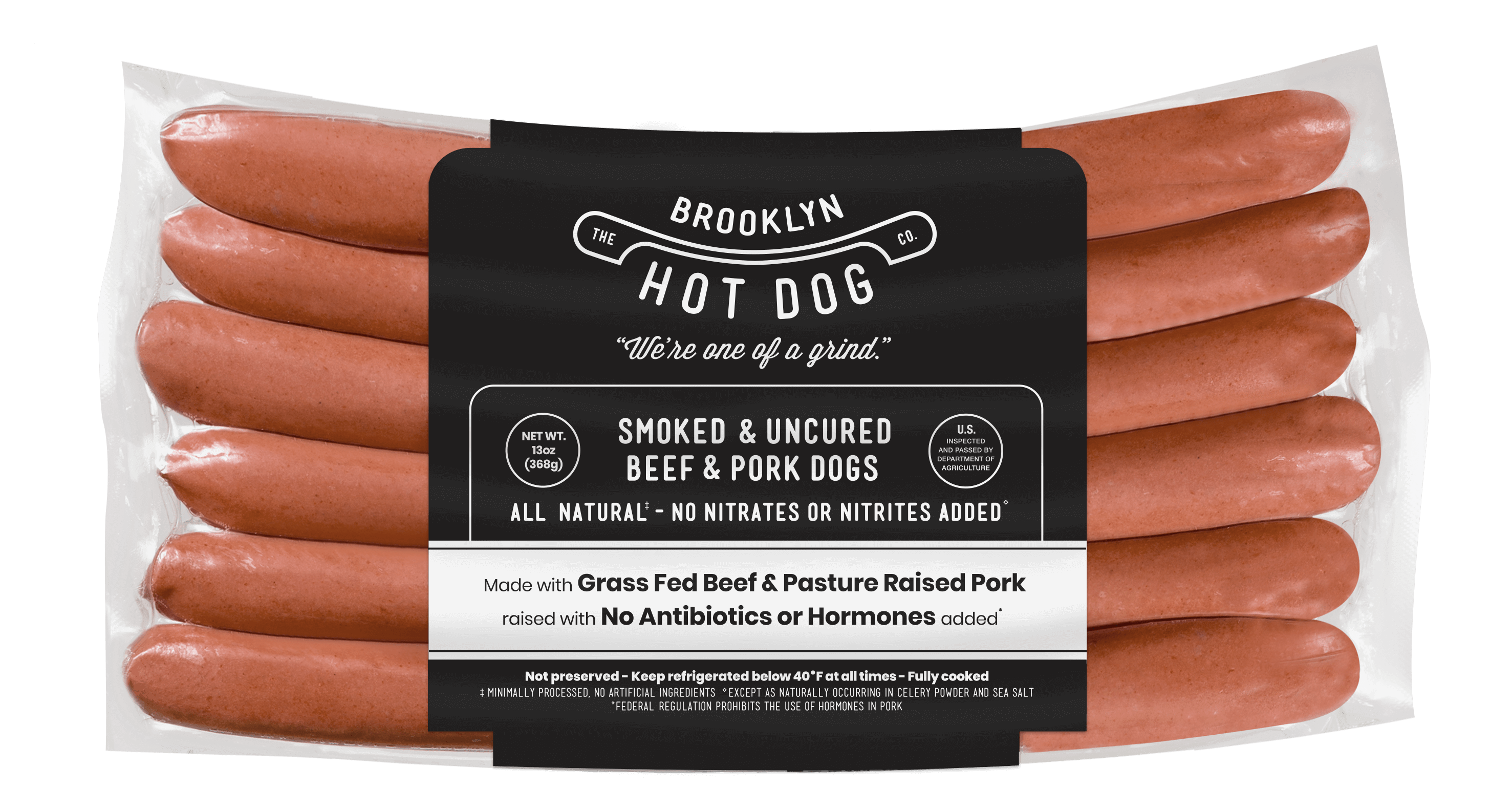 Brooklyn Hot Dog Beef and Pork Dogs