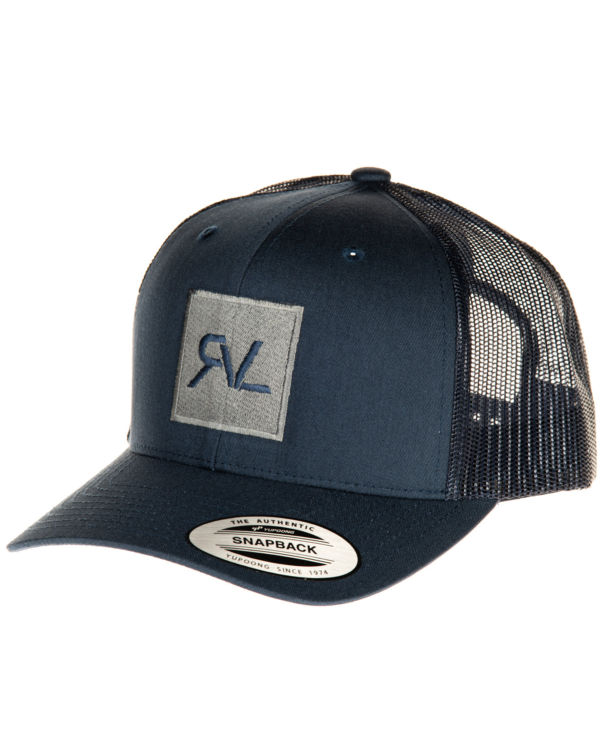 Square Up - Trucker - Navy/Dark Grey – RVL Apparel