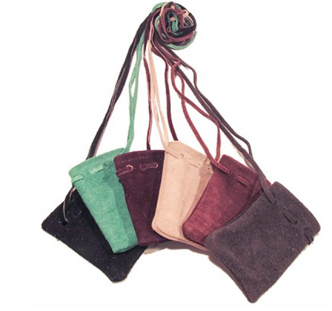 Leather Bag Assorted 2” x 3”