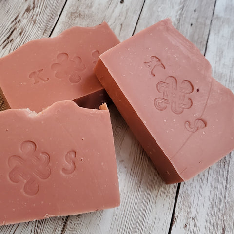 Milford Rose Bar Soap by Kilted Suds